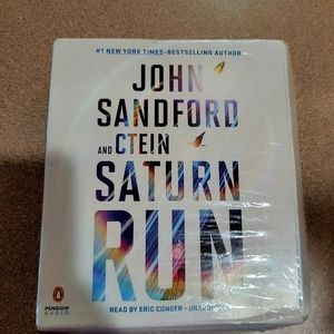 New book on CD. Saturn Run by John Sandford and Ctein